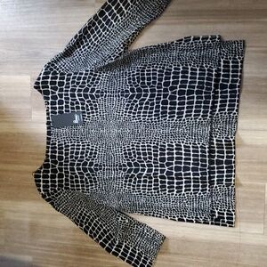Sz 12 US NWT $595 Bessi made in Italy viscose blend top
